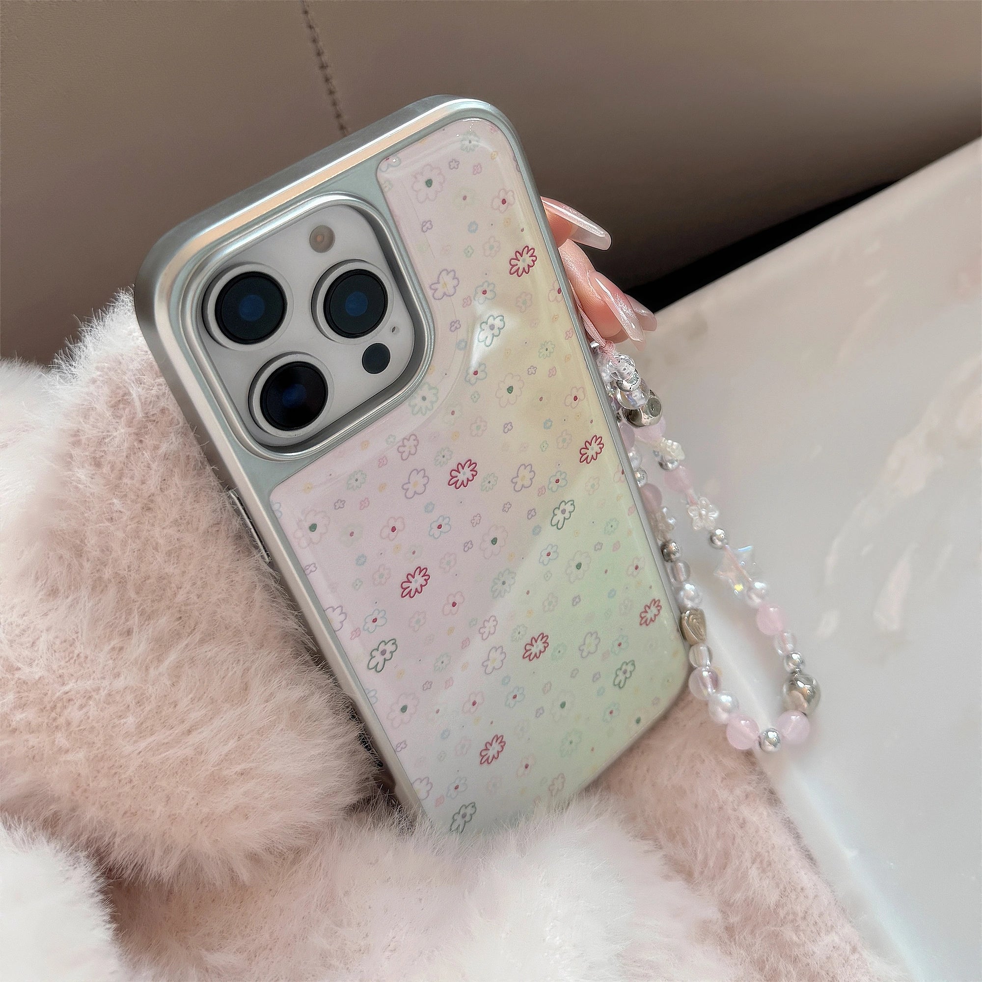 Ombre Petal Flowers - iPhone Case